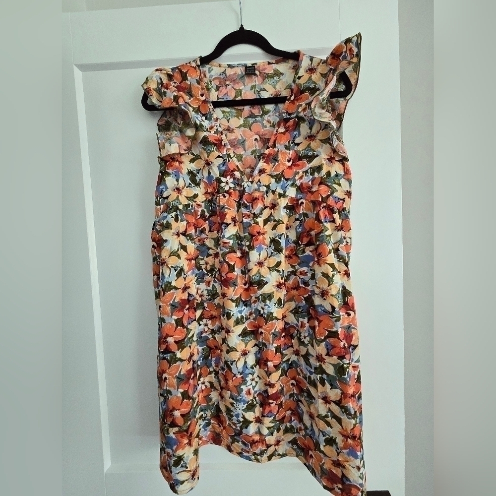 SHEIN floral dress  size medium